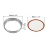 Unique Bargains Regular Mouth Iron Split-Type Leak-Proof Mason Jar Lids 6 Pcs - 2 of 4