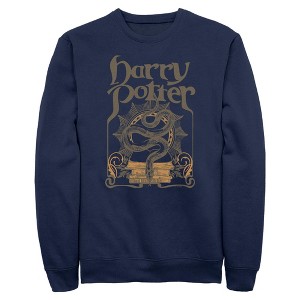 Mens Harry Potter Snake Symbol Sweatshirt - 1 of 4