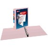 Avery 1" Heavy Duty View Ring Binder Blush - 2 of 3
