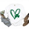 Simply Sage Market Hand Drawn Heart With Shamrock Garment Dyed Long Sleeve - 3 of 4