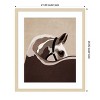 Amanti Art Horse 02 by Emel Tunaboylu Wood Framed Wall Art Print - 4 of 4