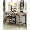 PAGED Home Office Desk 47" L Modern Writing Desk with 3 Storage Drawers and 2-Tier Shelf for Office, Study - 2 of 4