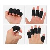 Unique Bargains Breathable Finger Sleeves Thumb Braces Support Elastic Compression Protectors for Arthritis Trigger Finger 40 Pcs - 4 of 4