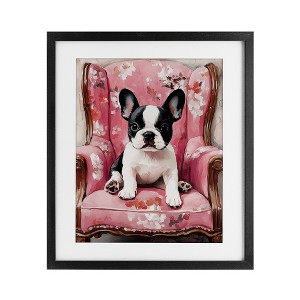 Stupell Industries Sweetest Dog Frenchie Framed Print Under Glass Art - 1 of 4