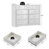 ALEXOUN 9-Drawer Dresser,Modern Fashion Storage Cabinet - Easy Assembly, Stylish Design for Bedroom & Living Room,Spacious 9-Drawer Organizer - 3 of 4