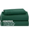 Clara Clark Bed Sheets, Premier 1800 Series 4 Piece Bed Sheet Set, Deep Pocket Luxury Soft Bedding Sheets & Pillowcases - 2 of 4