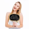 Big Dot of Happiness Funny Gold Graduation Party Photo Booth Props Kit - 10 Piece - 2 of 4