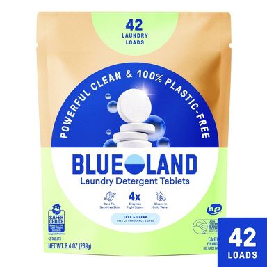 Blueland Unscented Free & Clear HE Laundry Detergent Tablets (42ct)