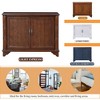 Console Table with Storage Shelf, Retro Entryway Table with Adjustable Shelf, Sofa Couch Table for Hallway, Entryway, Living Room - 4 of 4