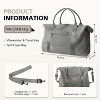 Luupatchy Waterproof Weekender Duffel Bag - Airplane-Friendly Carry-On with Trolley Sleeve, Multi-Pocket Gym/Travel Tote for Men & Women - 4 of 4
