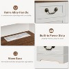 Vanity Desk with Mirror and Adjustable Lights, Makeup Vanity Desk with Drawers, Built-in Power Outlet & USB, Makeup Table for Bedroom - 4 of 4
