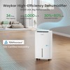 Ultra-Quiet 34-150 Pint Smart Dehumidifier Energy Star Most Efficient - 2 of 4