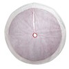 Kurt Adler 54-Inch Red Sequins with White Border Tree Skirt - 4 of 4
