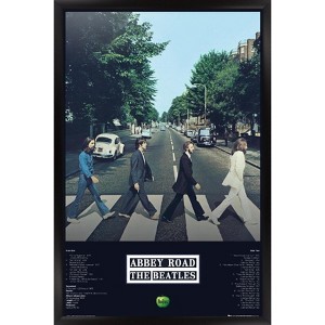 Trends International 24X36 The Beatles - Abbey Album Framed Wall Poster Prints - 1 of 4
