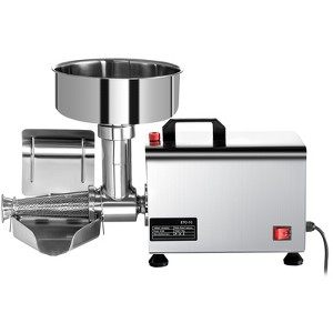 VEVOR 110V Electric Tomato Strainer, 370W Commercial Grade Tomato Milling Machine, Stainless Steel Tomato Press and Strainer 90-160 Kg/H, Silver - 1 of 4