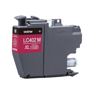 Brother LC402XL Magenta High Yield Ink Cartridge Prints Up to 1 500 Pages (LC402XLMS) - 1 of 4