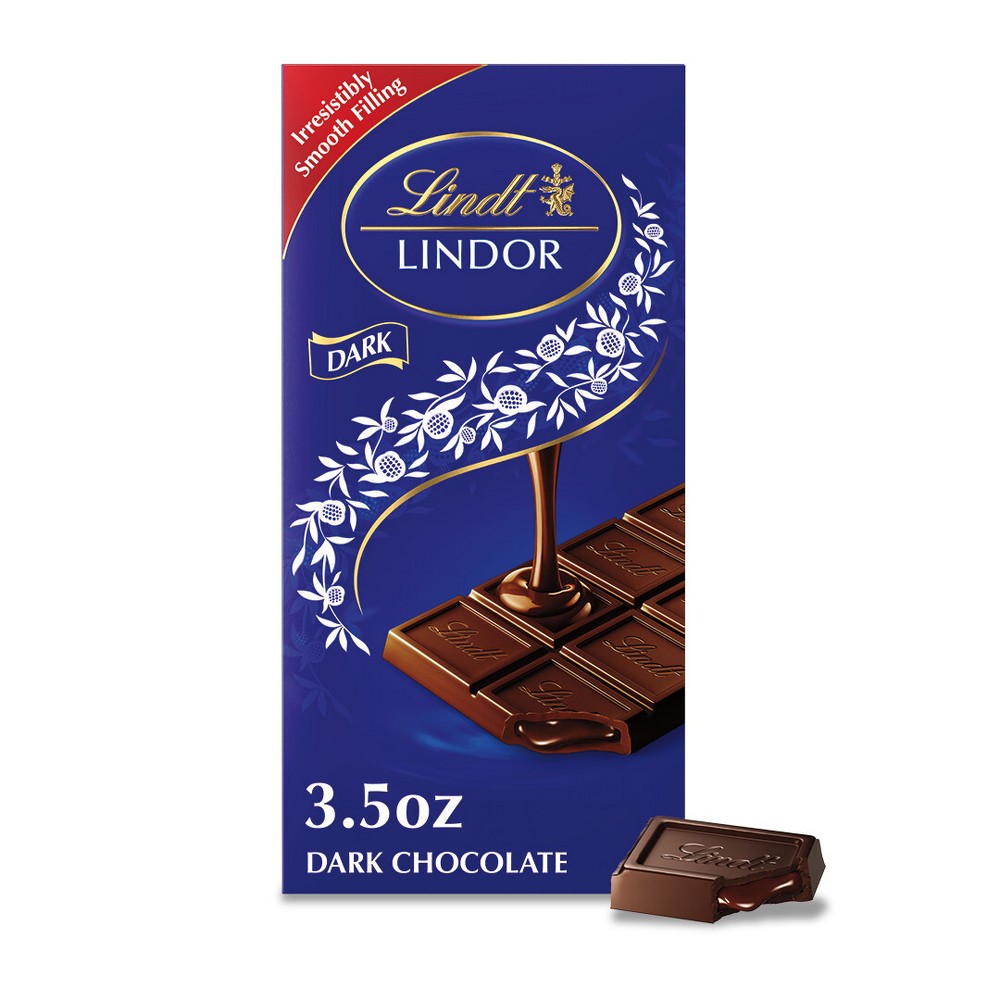 Lindt Lindor Dark Chocolate Candy Truffle Bar - 3.5oz