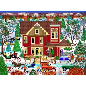 Springbok Winter Bed and Breakfast Jigsaw Puzzle - 500pc - 1 of 4