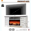 AMERLIFE 70" Farmhouse TV Stand with 37" 7-Color Fireplace for 80" TVs - 2 of 4