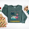 Simply Sage Market Ugly Sweater Flamingo Garment Dyed Sweatshirt - 3 of 4