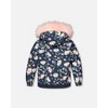 Deux par Deux Girl Two-Piece Play Snowsuit Flower Print - 4 of 4