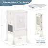 Guidecraft Contemporary Kitchen Helper Toddler Tower and Mealtime and Play Tray Bundle: Folding and Adjustable Kids Step Stool - 3 of 4
