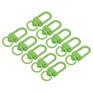Unique Bargains DIY Craft Key Organization Lobster Claw Lanyard Swivel Clasps 1.3" x 0.51" 16 Pcs - 1 of 4