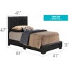 Twin Size Platform Bed with Upholstered Headboard for Bedroom - 2 of 4