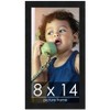 PosterPalooza | Photo Size Classic Modern Black Frame - UV Acrylic, Foam Board Backing, Hanging Hardware - 2 of 4