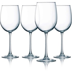 Luminarc Cachet 19 Ounce White Wine Glass 4-Piece Set, 19-Ounce, Clear - 1 of 4