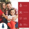 SEVOBAL Artificial Trees Christmas Tree Fir Artificial Christmas Tree Christmas Tree Xmas Tree Artificial Christmas Tree, Green, 39.79"*7.09"*7.49" - 4 of 4
