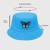 Anna-Kaci Women's Bucket Hat with Butterfly Embroidery - 4 of 4