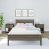 Max & Lily Full Size Bed Frame with Headboard, Solid Wood Platform Bed for Kids - 2 of 4