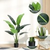 4FT-B Bird of paradise plant green, tropical artificial plant for indoor home living room and office decoration - 3 of 4
