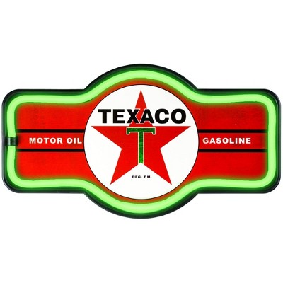 Texaco Vintage Red and Green LED Marquee Sign