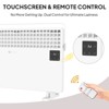 ROVSUN 2-in-1 Wall-Mounted & Freestanding Electric Heater for Indoor Use, LCD Touch Screen & Temp Adjustment, for Home - 2 of 4