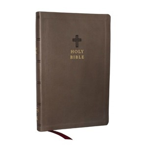 KJV Holy Bible: Value Ultra Thinline, Charcoal Leathersoft, Red Letter, Comfort Print: King James Version - by  Thomas Nelson (Leather Bound) - 1 of 1