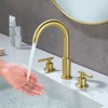CLIHOME 8 in. Widespread Double-Handle Bathroom Faucet with Drain Kit and Built-In Aerator - 2 of 4