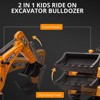 Coucheta 4-in-1 Licensed JCB Excavator Ride-On: 12V, Remote Control, Front Loader, 4 Transformable Forms, EVA Tires - 2 of 4