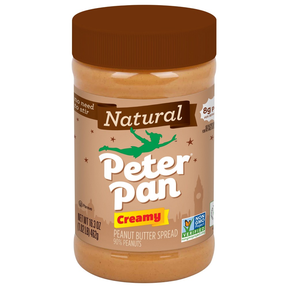 UPC 045300005362 product image for Peter Pan All Natural Creamy Peanut Butter Spread - 16.3oz | upcitemdb.com