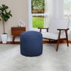 Sunbrella Canvas Outdoor Bean Pouf - Sorra Home - 2 of 3