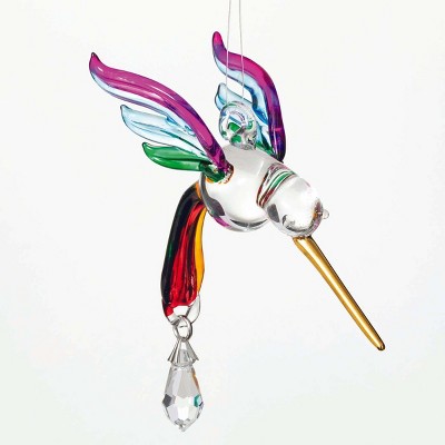 Woodstock Crystal Suncatchers, Fantasy Glass Hummingbird Rainbow ...