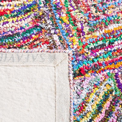 Handmade Multicolor Wool and Cotton 8' x 10' Tufted Rug