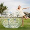 VEVOR Inflatable Bumper Balls 2-Pack, 4FT/1.2M Body Sumo Zorb Balls for Teen & Adult, 0.8mm Thick PVC Human Hamster Bubble Balls - 2 of 4
