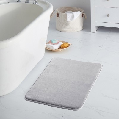 Memory Foam Microfiber Bath Mat with Anti-Slip Backing – Cali