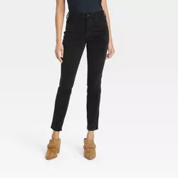 Women's High-Rise Corduroy Skinny Jeans - Universal Thread™ Black 2