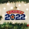 Old World Christmas 2.5 Inch Class Of 2022 Graduation School Tree Ornaments - 3 of 3