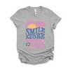 Simply Sage Market Smile More Worry Less Sunshine Short Sleeve Tee - 2 of 4