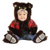 HalloweenCostumes.com Boy's Brown Werewolf Infant Costume - 2 of 3