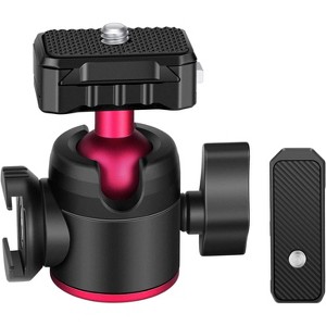 MaseiKar Quick Release Ball Head for Camera, Tripod Mount with Rotatable Micro/Light, Adjustable Panoramic Heads Video Shooting - 1 of 4